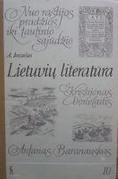 Lietuvių literatūra - Albinas Jovaišas, knyga