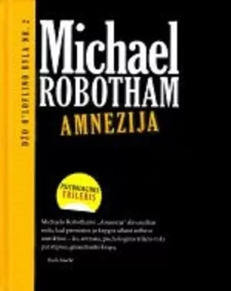 Amnezija - Michael Robotham, knyga