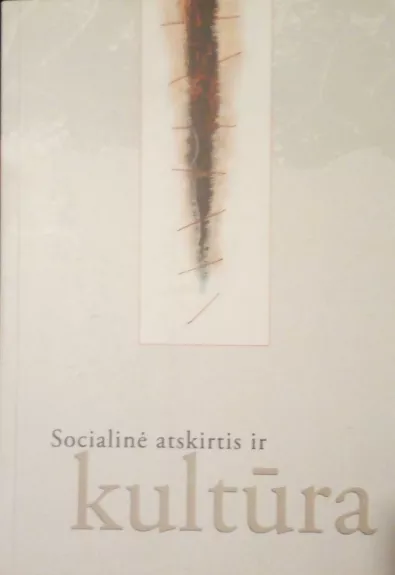 Socialinė atskirtis ir kultūra: konferencijos pranešimai ir rezoliucija - Autorių Kolektyvas, knyga