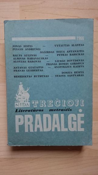 Trečioji pradalgė. Literatūros metraštis
