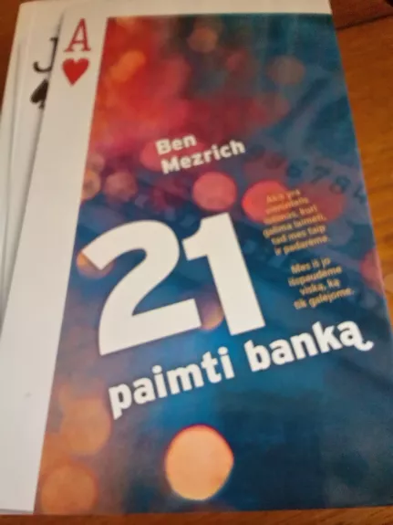 21 paimti banką - Ben Mezrich, knyga