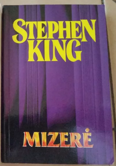Mizerė - Stephen King, knyga