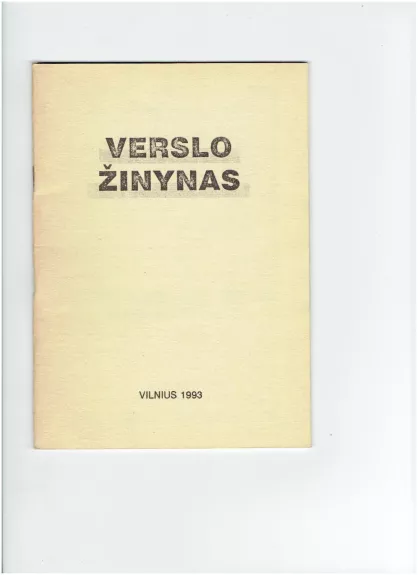 Verslo žinynas