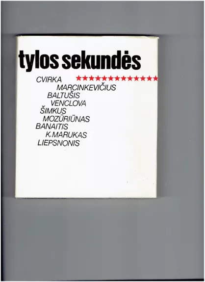 tylos sekundės