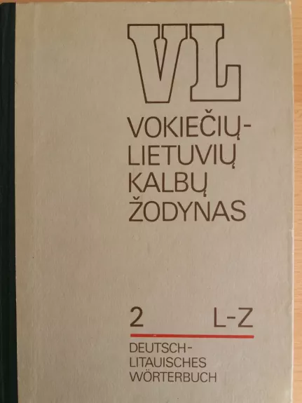 Vokiečių-lietuvių kalbų žodynas (2 tomai) - Juozas Križinauskas, knyga 1