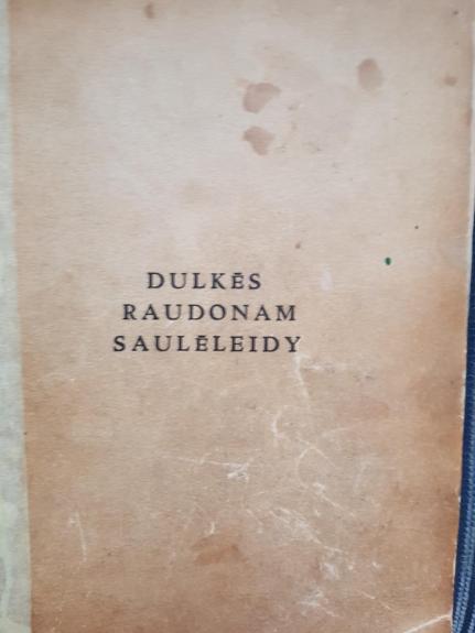 Dulkės raudonam saulėleidy