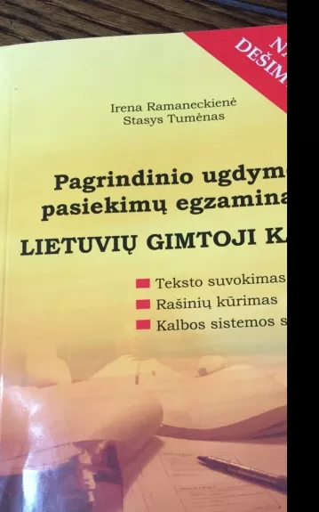 Pagrindinio ugdymo pasiekimų egzaminas: Lietuvių gimtoji kalba - Irena Ramaneckienė, knyga