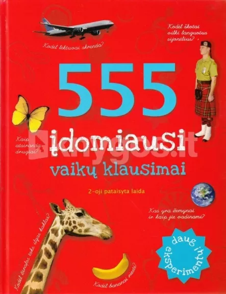 555 įdomiausi vaikų klausimai - Ilse Hell, knyga