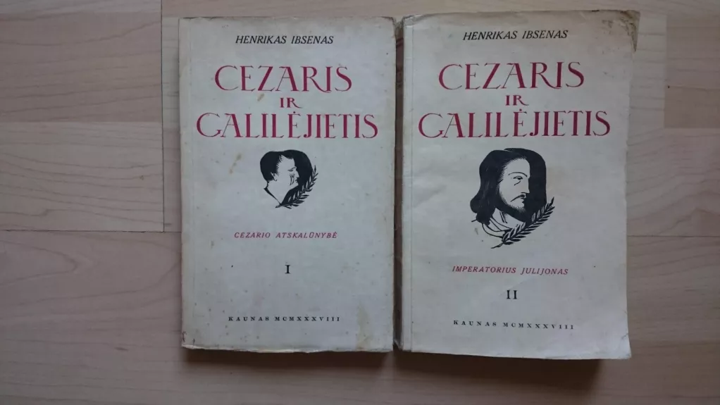 Cezaris ir Galilejietis (2 dalys) - Henrikas Ibsenas, knyga