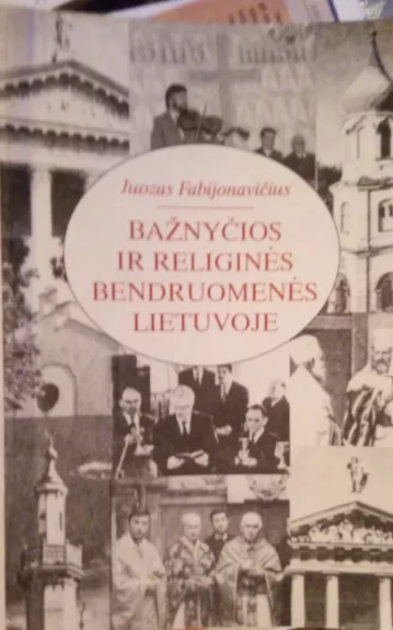 Bažnyčios ir religinės bendruomenės Lietuvoje - Juozas Fabijonavičius, knyga