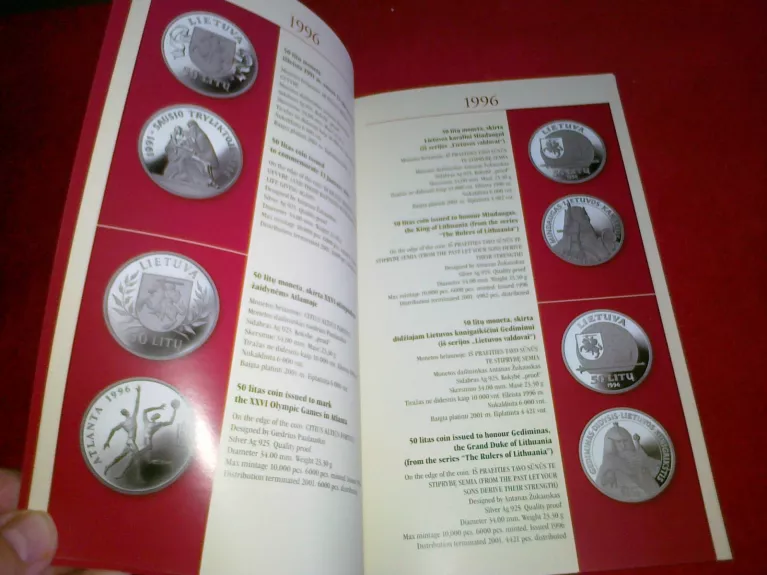 Lietuviškos kolekcinės ir proginės monetos 1993-2009 - Autorių Kolektyvas, knyga 1