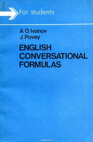 ENGLISH CONVERSATIONAL FORMULAS - Autorių Kolektyvas, knyga