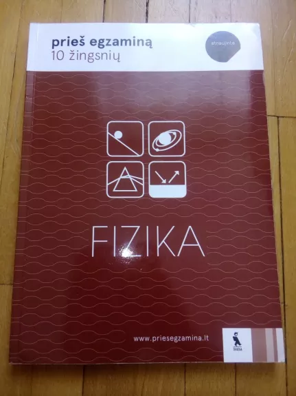 pries egzamina 10 zingsniu fizika