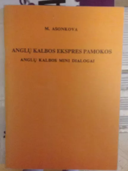 Anglų kalbos eskpres pamokos