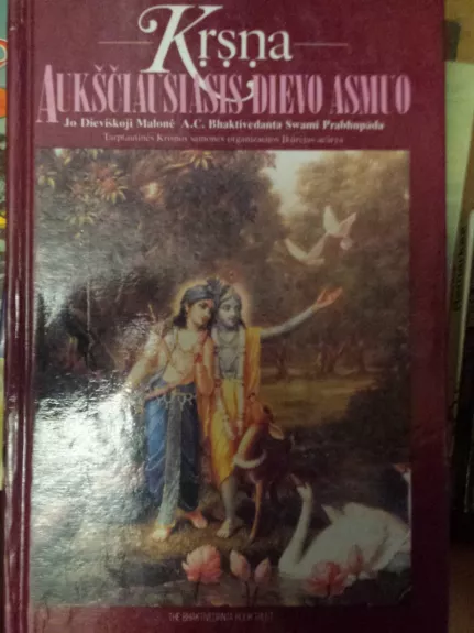 Aukščiausiasis Dievo asmuo - A. C. Bhaktivedanta Swami Prabhupada, knyga