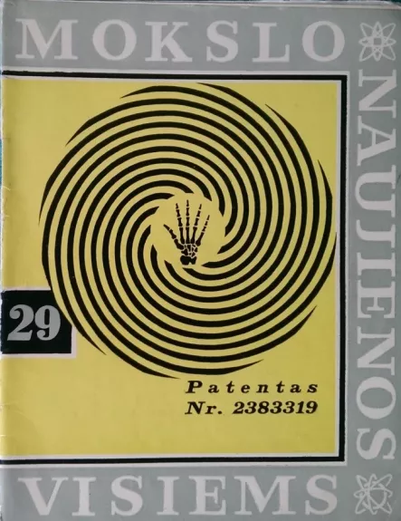 Patentas Nr. 2383319 - A. KRATULIS, knyga