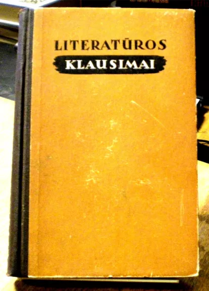 Literatūros klausimai