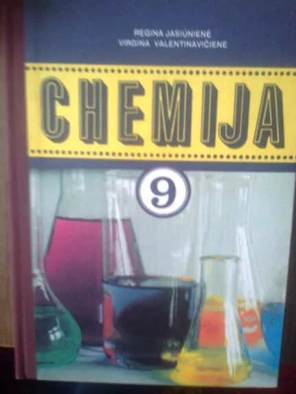 Chemija 9 klasei - Regina Jasiūnienė, Virgina  Valentinavičienė, knyga