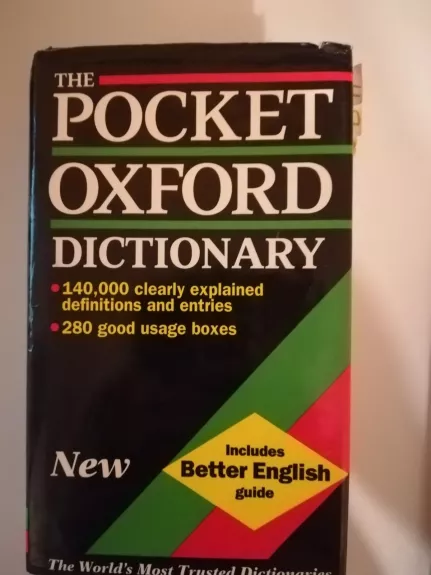 The pocket oxford dictionary - Autorių Kolektyvas, knyga