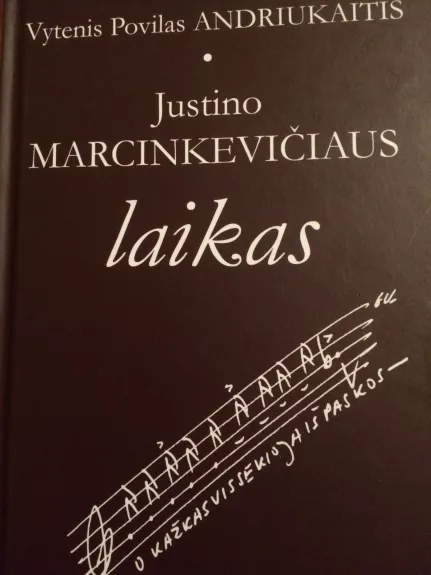Justino Marcinkevičiaus laikas - Vytenis Povilas Andriukaitis, knyga