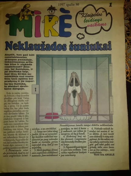 Mike  laikrastis vaikams