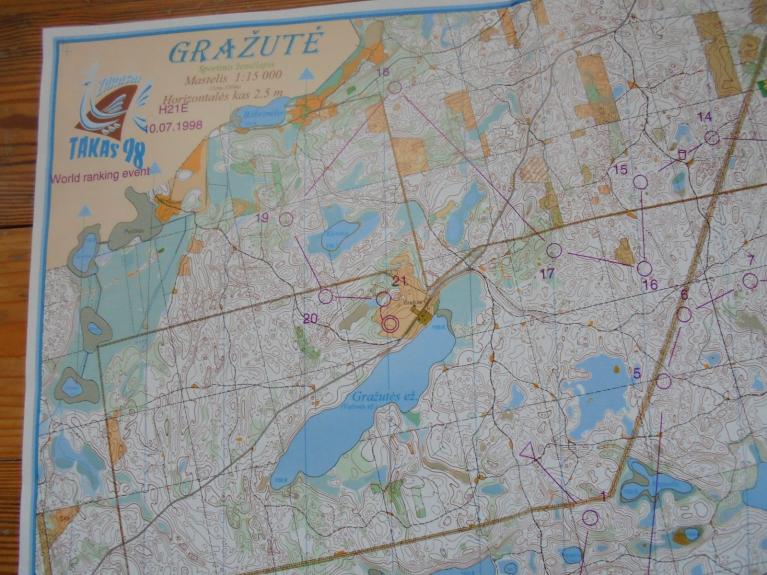 Gražutė- sportinis žemėlapis