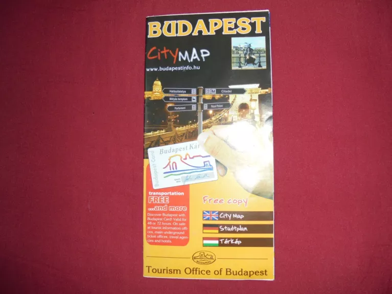 Budapest city map - Autorių Kolektyvas, knyga 1