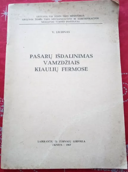 Pašarų išdalinimas vamzdžiais kiaulių fermose