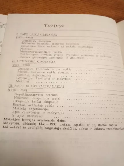 Šiaulių berniukų gimnazijos-J.Janonio vidurinės mokyklos istorija(1851-1991) - Jonas Krivickas, knyga 1