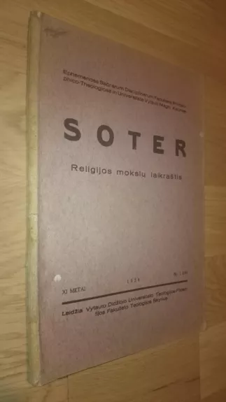 Soter, 1933 m., Nr. 1933 - Autorių Kolektyvas, knyga