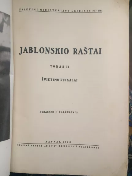 Jablonskio rastai,2tomas - J. Balčikonis, knyga