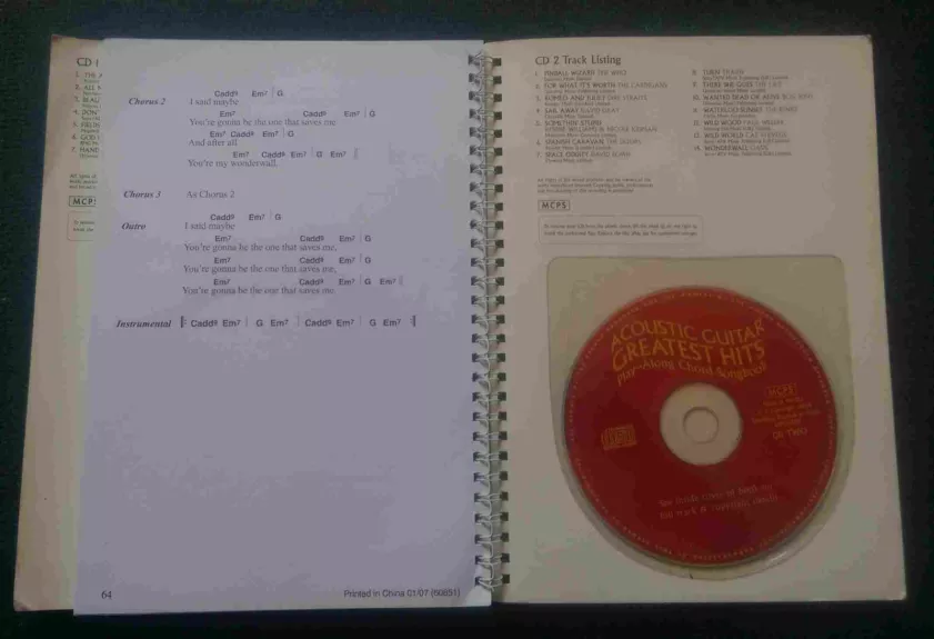 Acoustic Guitar Greatest Hits: Play-Along Chord Songbook. - Autorių Kolektyvas, knyga 1