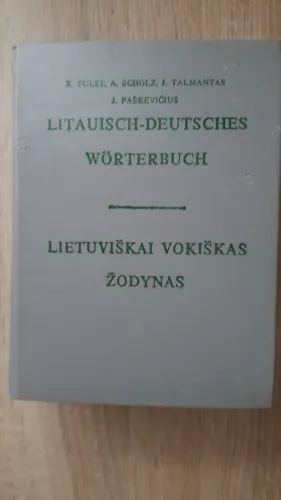 Lietuviškai vokiškas žodynas - K. irkiti Fulst, knyga