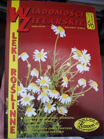 Wiadomosci Zielarskie 1996 (7/8) - Autorių Kolektyvas, knyga