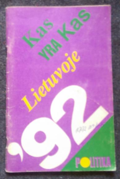 Kas yra kas Lietuvoje. 92