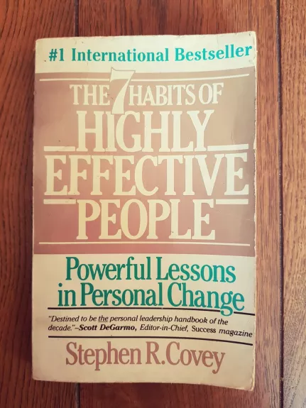 The 7 Habits of Highly Effective People - Stephen R. Covey, knyga