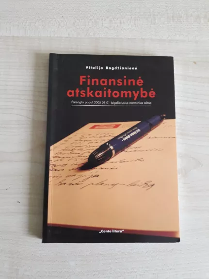 Finansinė atskaitomybė - Vitalija Bagdžiūnienė, knyga