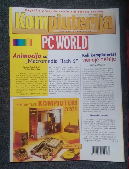 Kompiuterija PC WORLD, 2001 m., Nr. 9(49) - Autorių Kolektyvas, knyga
