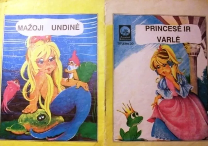 "Princesė ir varlė" ir "Mažoji undinė" dvi pasakos vienoje knygelėje - Dalia Kymantaitė, knyga