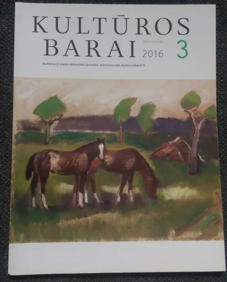Kultūros barai, 2016 m., Nr. 3