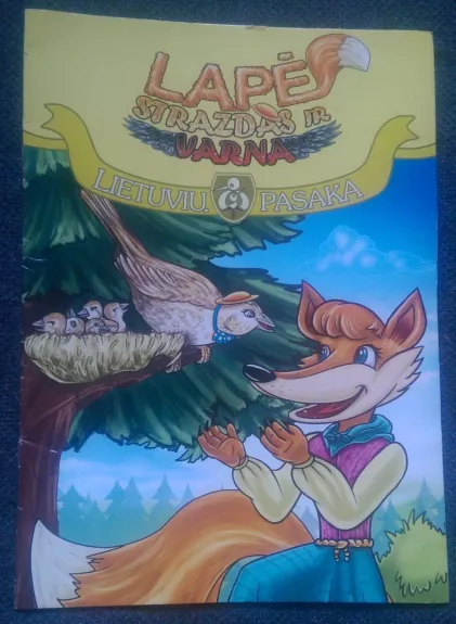 Lapė strazdas ir varna