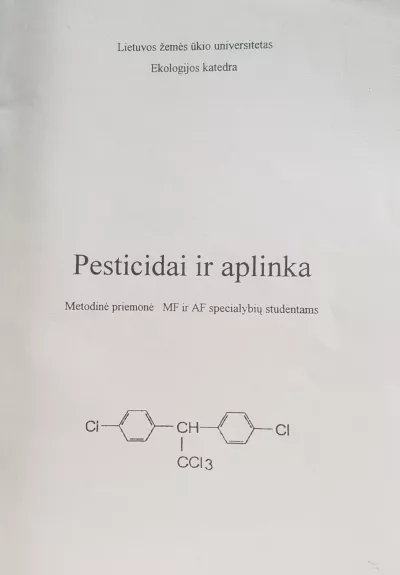Pesticidai ir aplinka - Aurelija Šaluchaitė, knyga