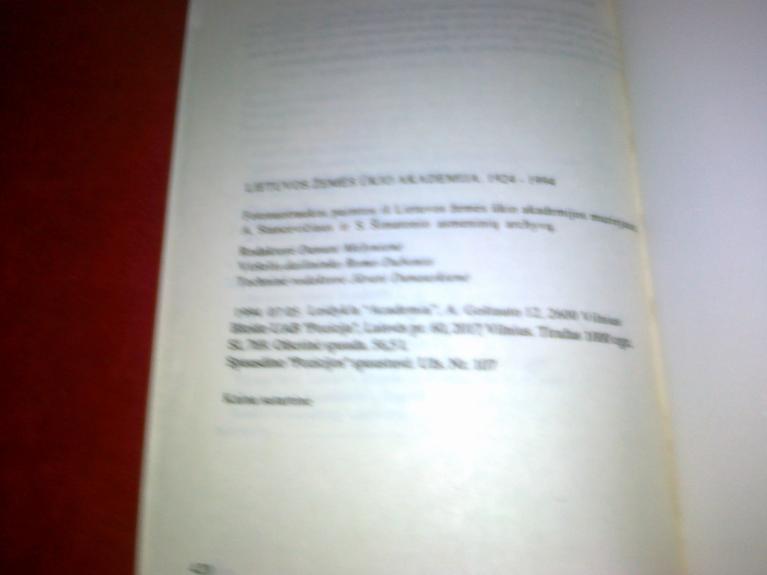 Lietuvos žemės ūkio akademija 1924-1994