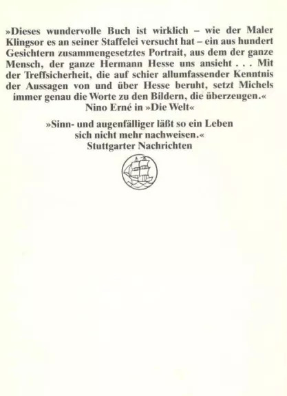 HESSE - Hans Mayer, knyga 1