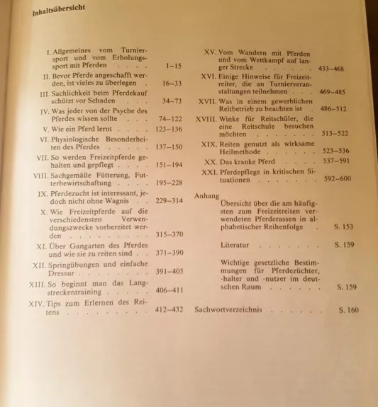 600 Ratschlage fur den pferdenfreund (600 patarimų žirgų mylėtojams) - Karlheinz Gless, knyga 1