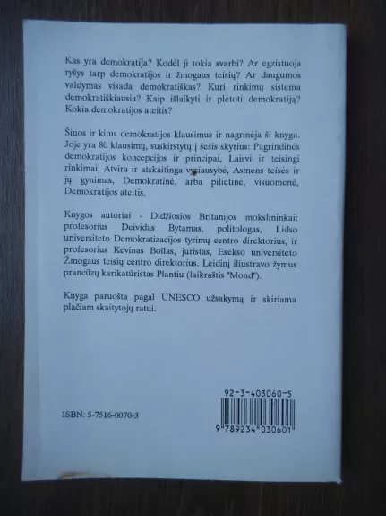 Demokratija: klausimai ir atsakymai
