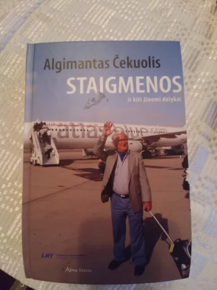 Staigmenos - Algimantas Čekuolis, knyga