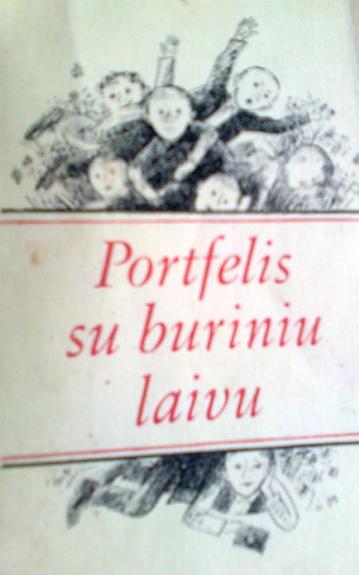 Portfelis su buriniu laivu