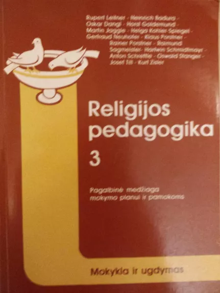 Religijos pedagogika 3 - Rupert Leitner, knyga