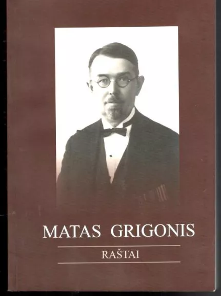 Raštai - Matas Grigonis, knyga